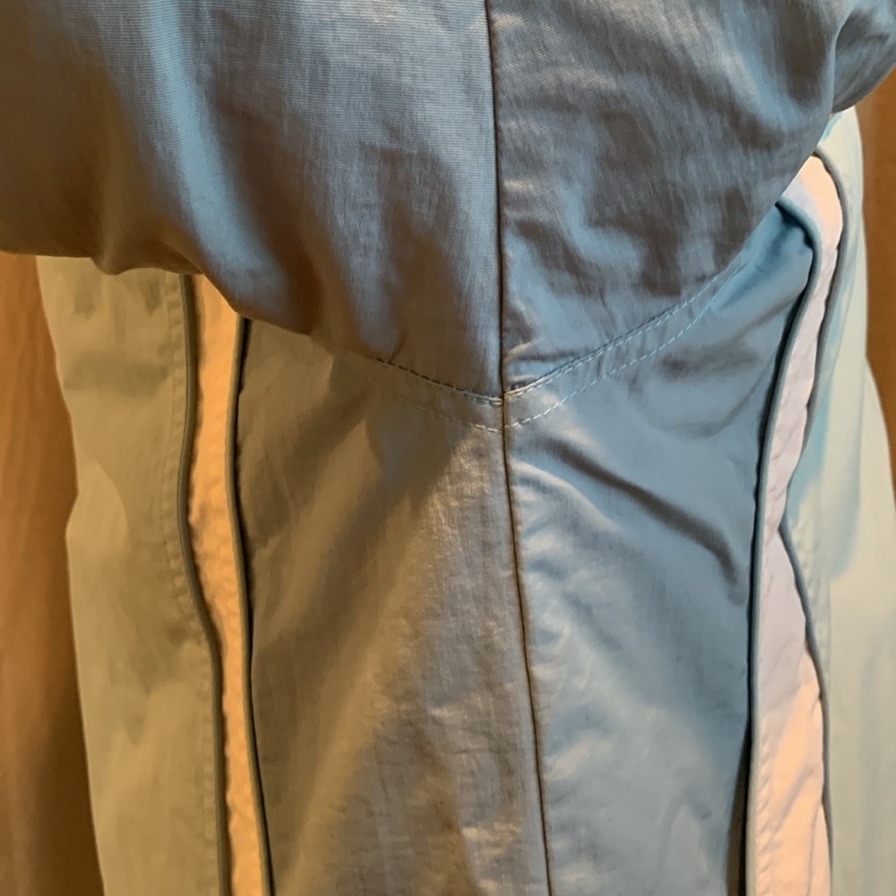 Cabela’s Puffer Blue & White Full Zipper Jacket W/Removable Hood Size XL - Picture 10 of 17